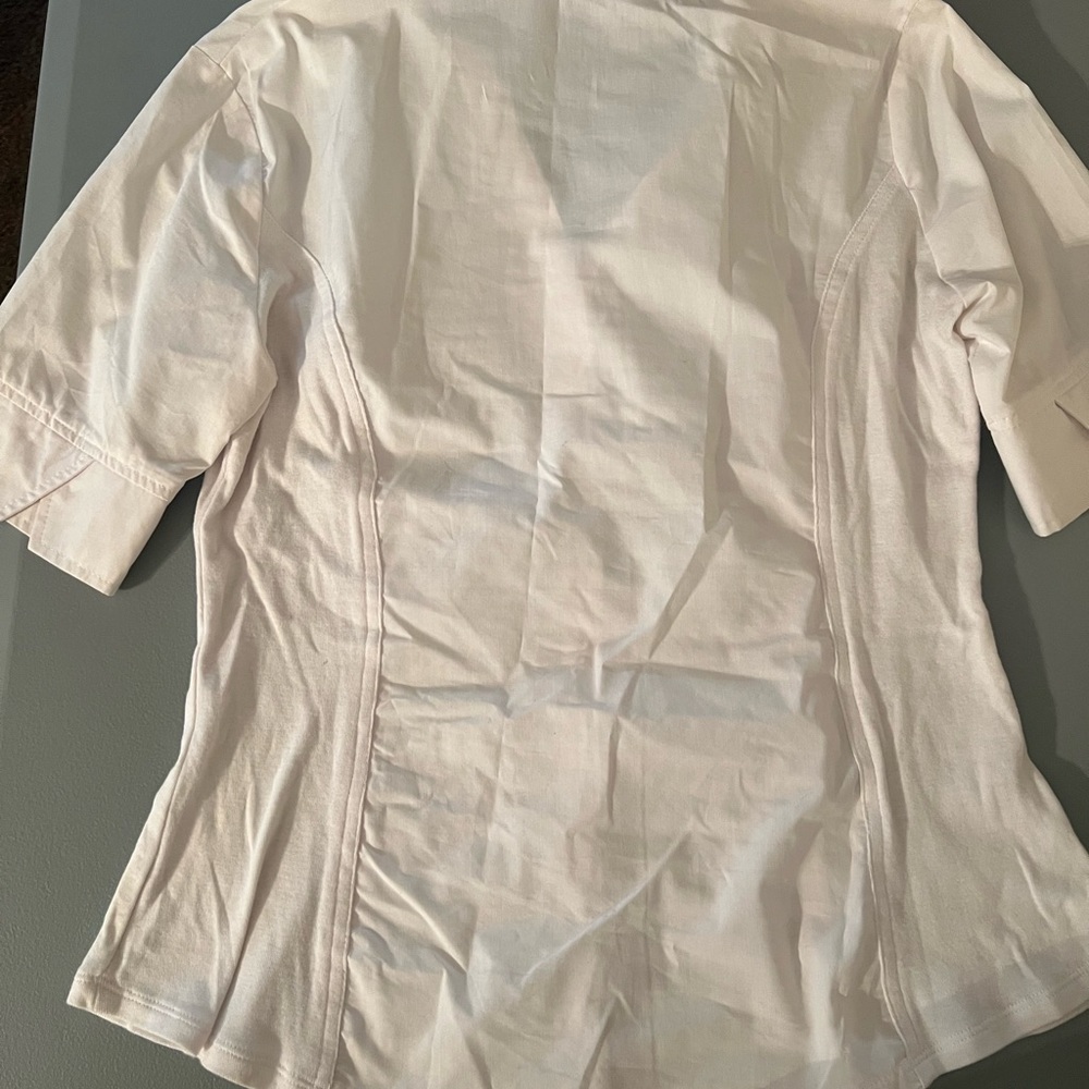 Zac & Rachel White Fitted Button Down Shirt - Picture 4 of 5